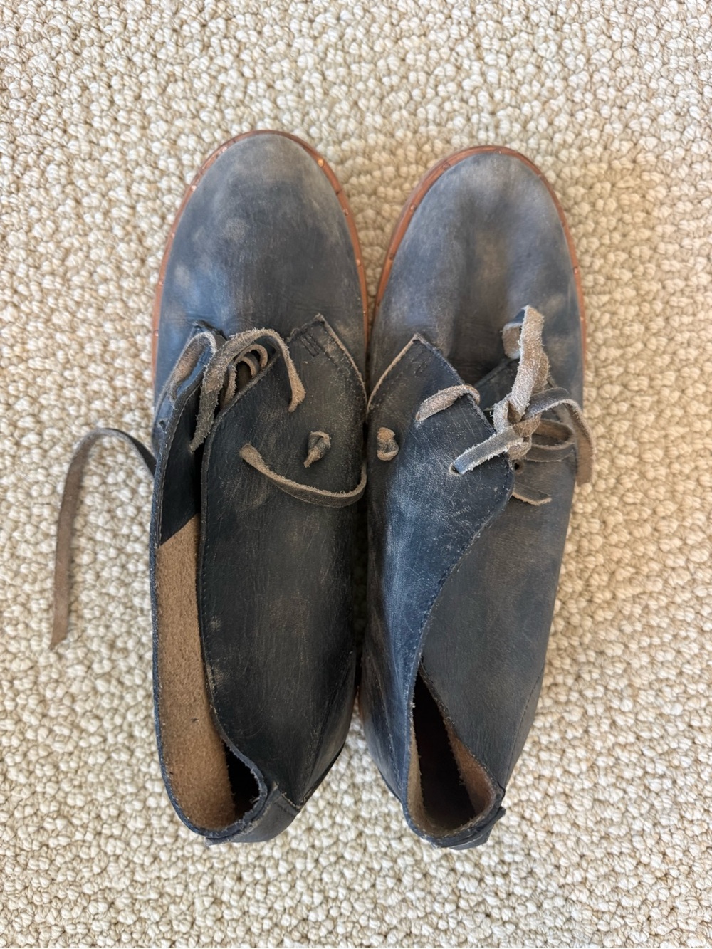 beek Charcoal Suede Lace-Up Ankle Booties